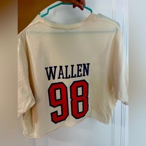‘98 Braves Morgan Wallen crop top